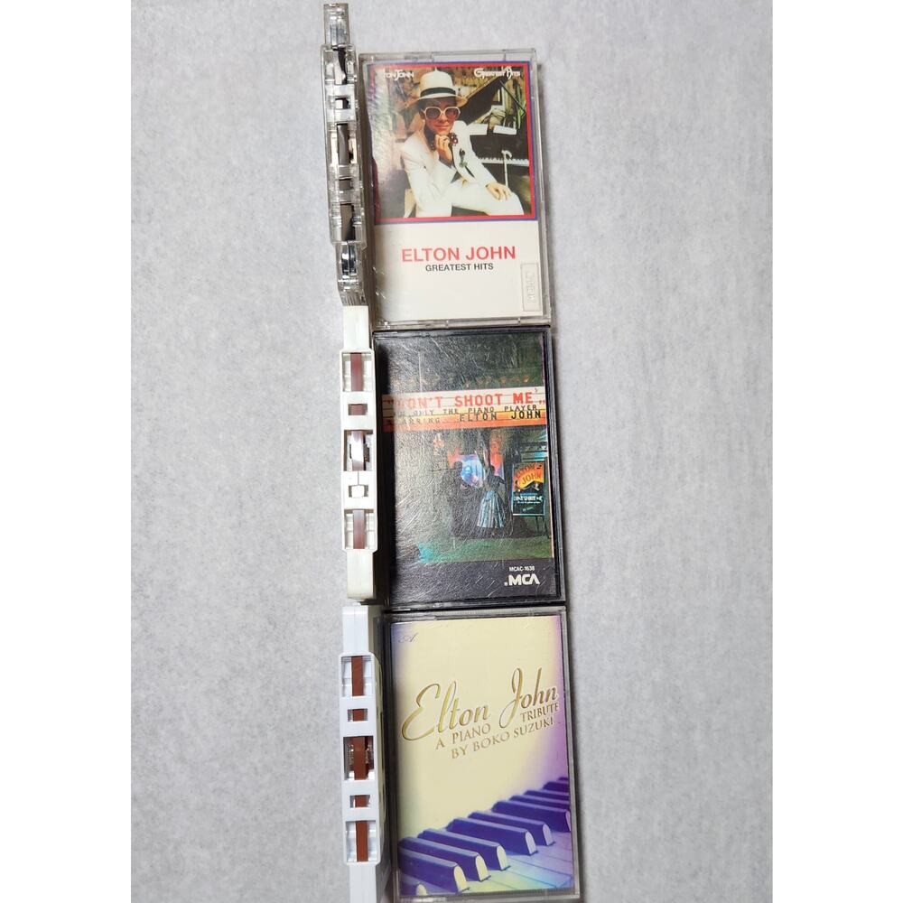 Elton John Vintage Tested Cassette Lot Of 3 (70s, 90s) Pre-owned - Picture 5 of 6
